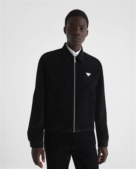 jaqueta prada masculina|prada cotton jacket.